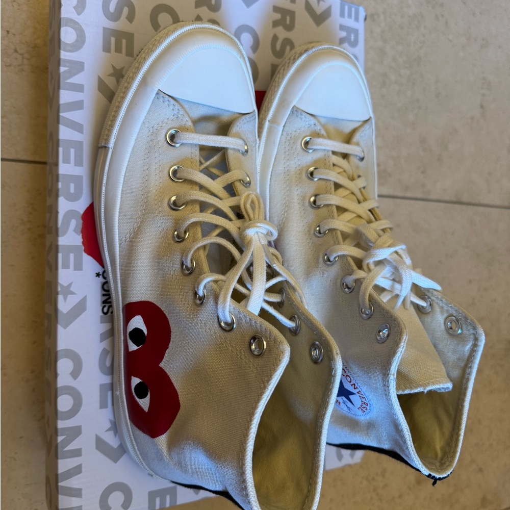CDG converse High tops size 10